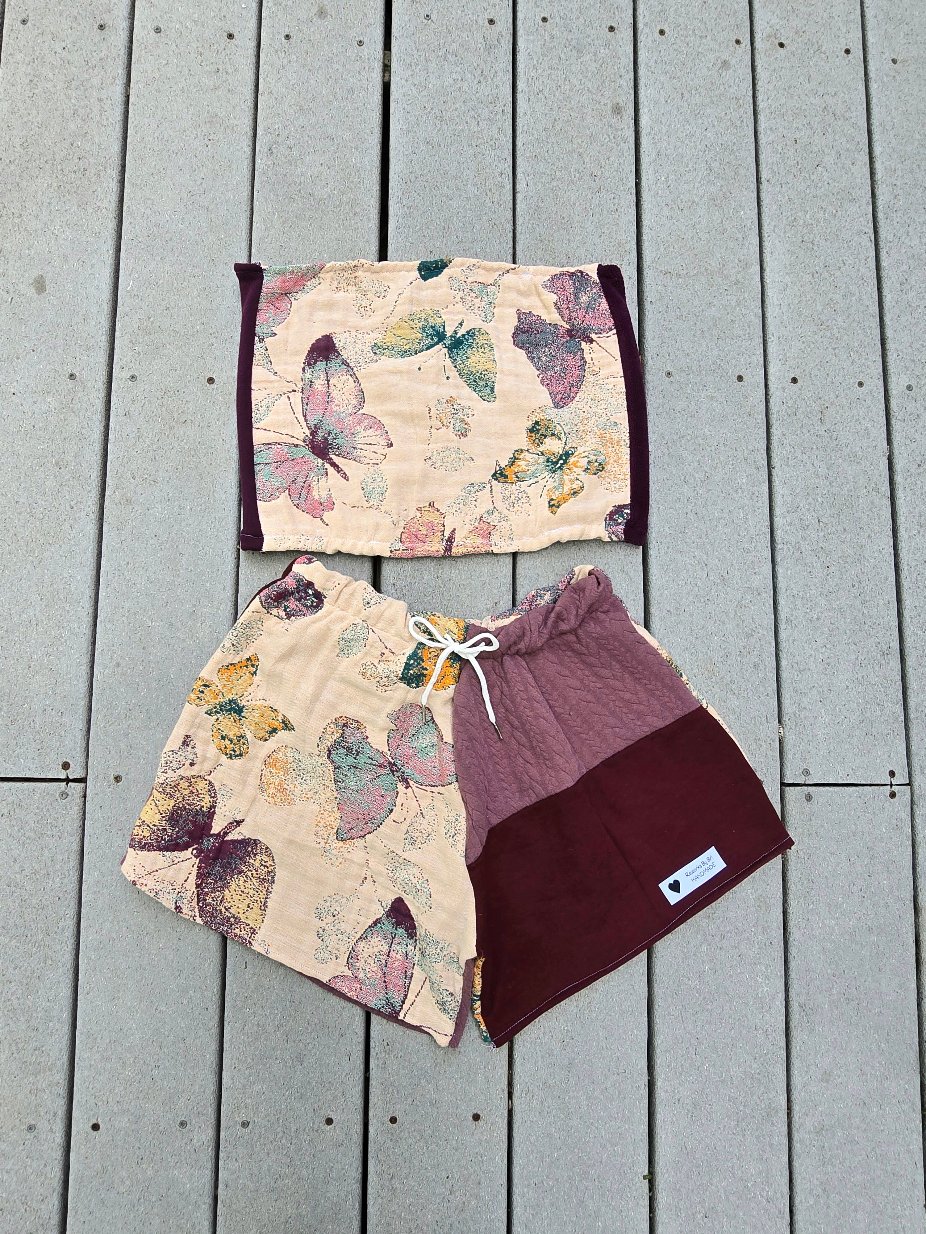 Purple Butterfly Matching Set (M/L)