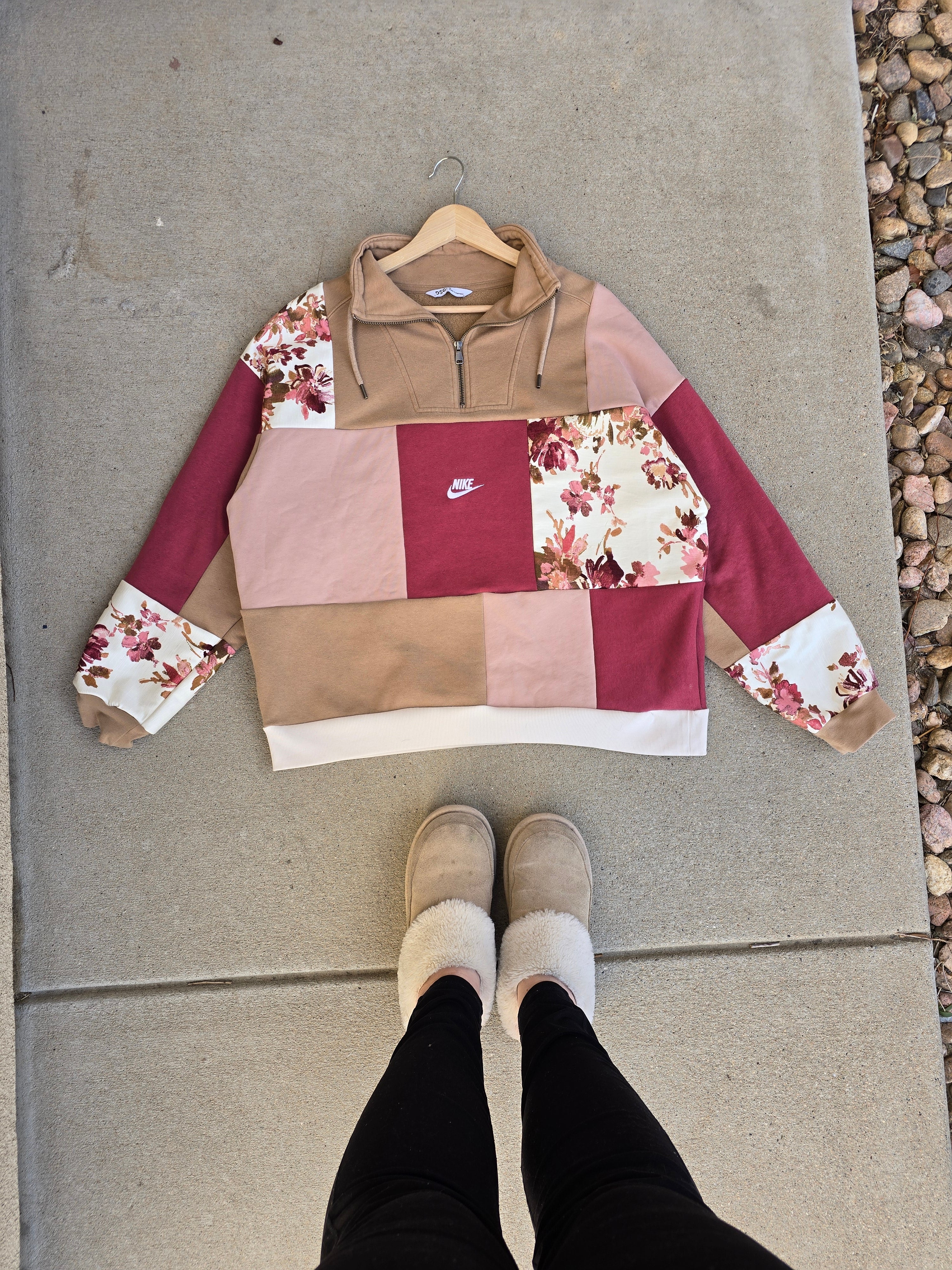 Wildrose Patchwork Quarter Zip (XL)