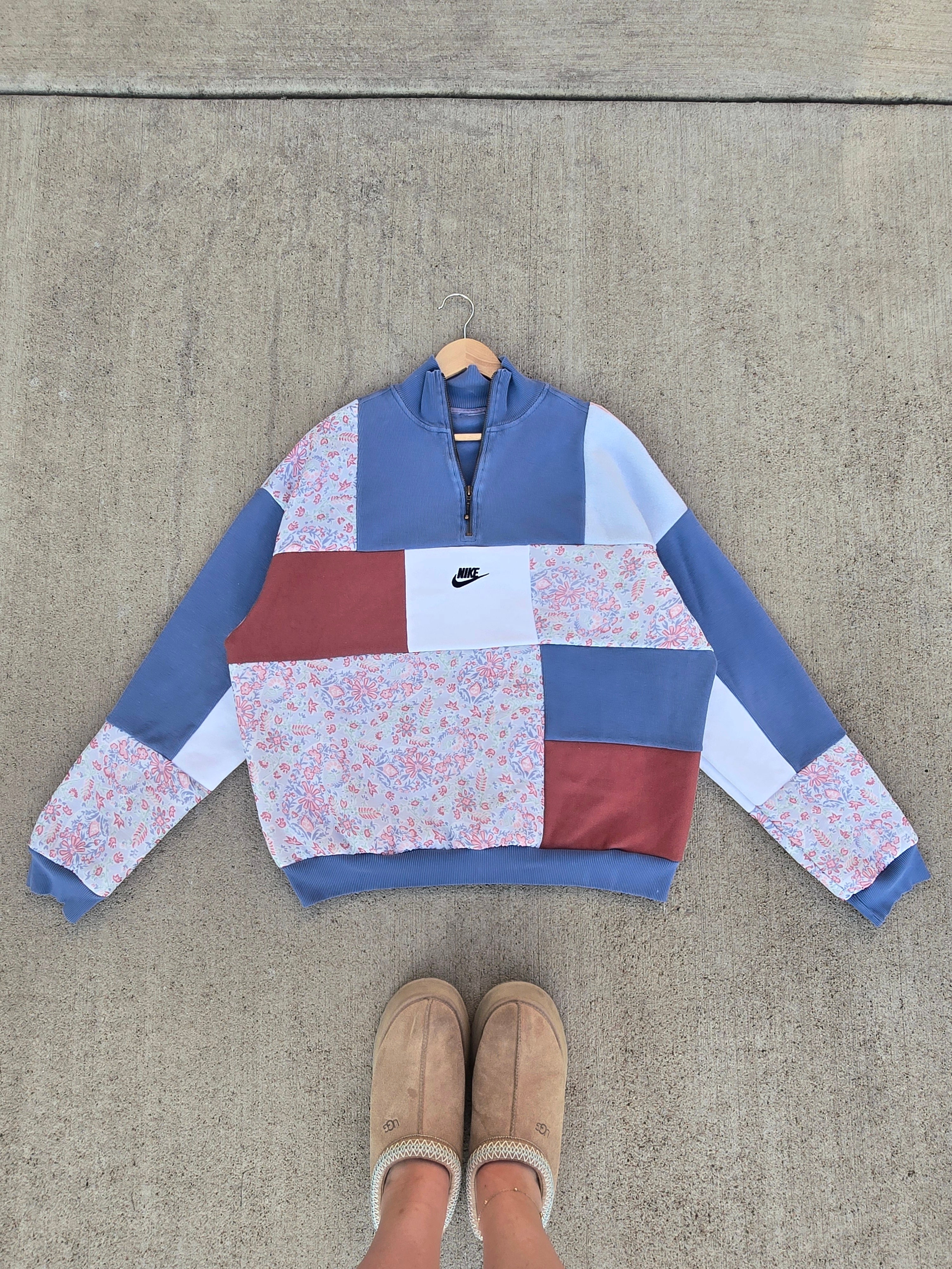 Crescent Rose Patchwork Hoodie ✨️ (L/XL)