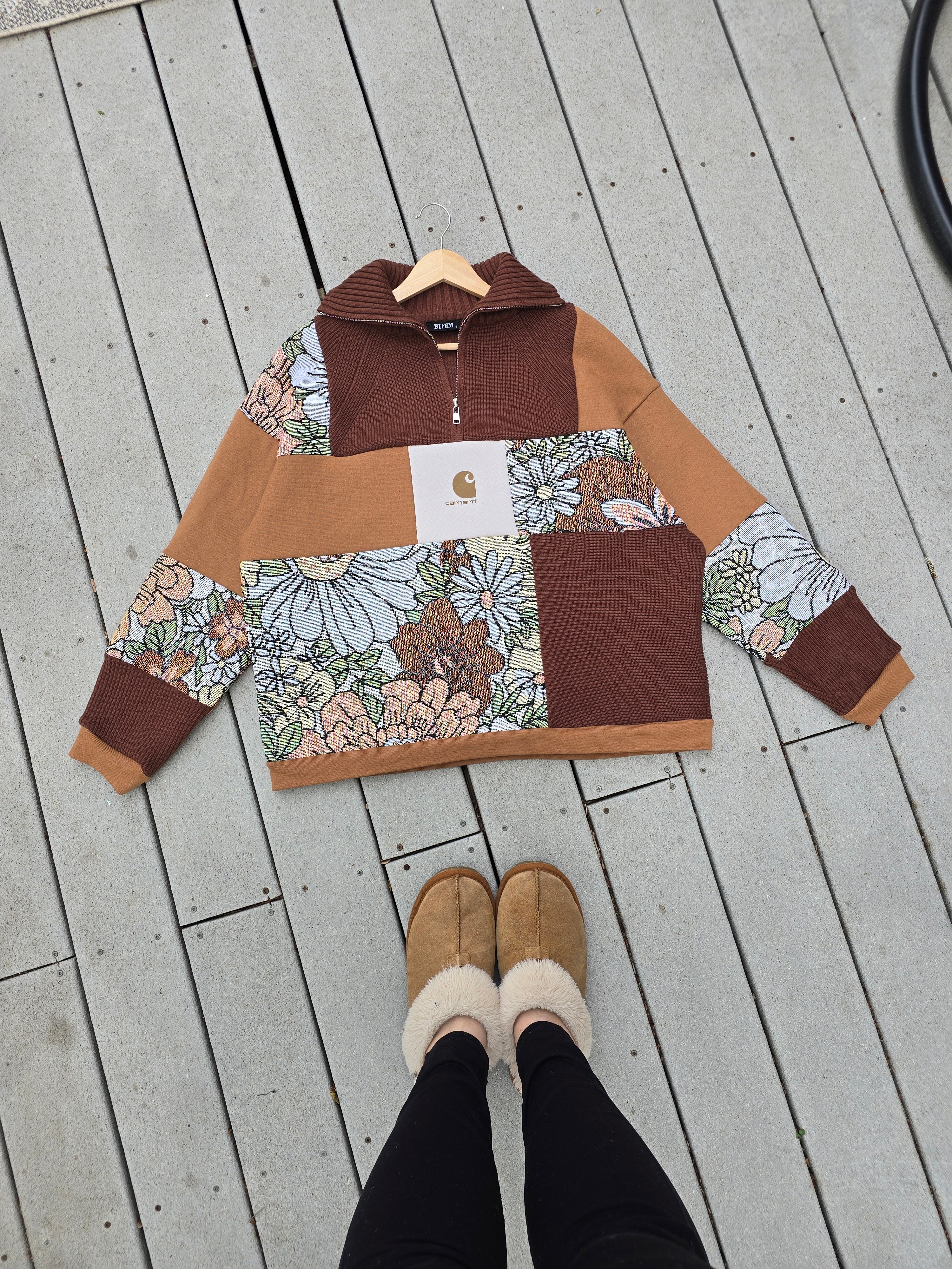 Daisy Daydream Quarter Zip (L)