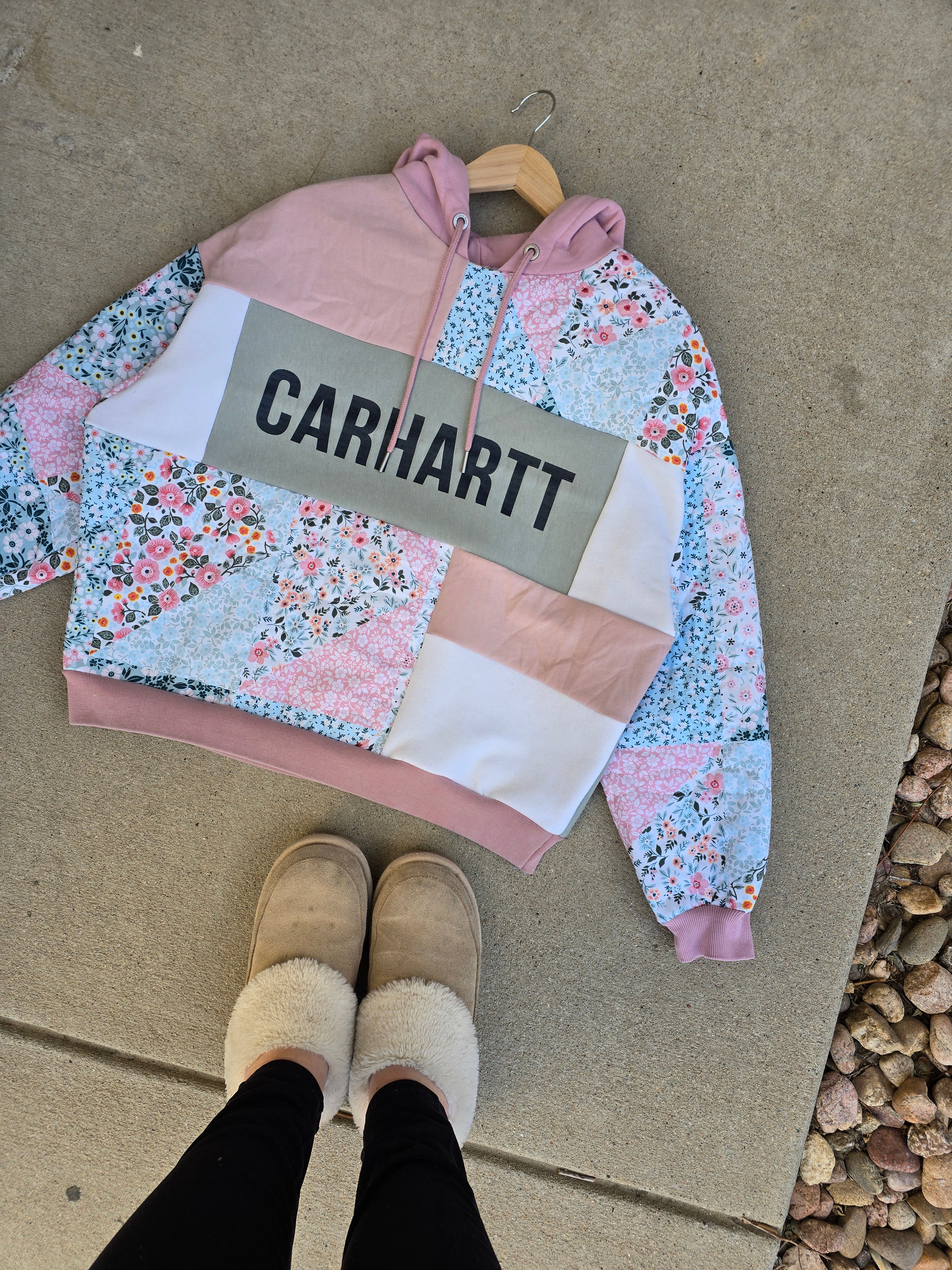 Daisy Daydream Patchwork Hoodie (L)