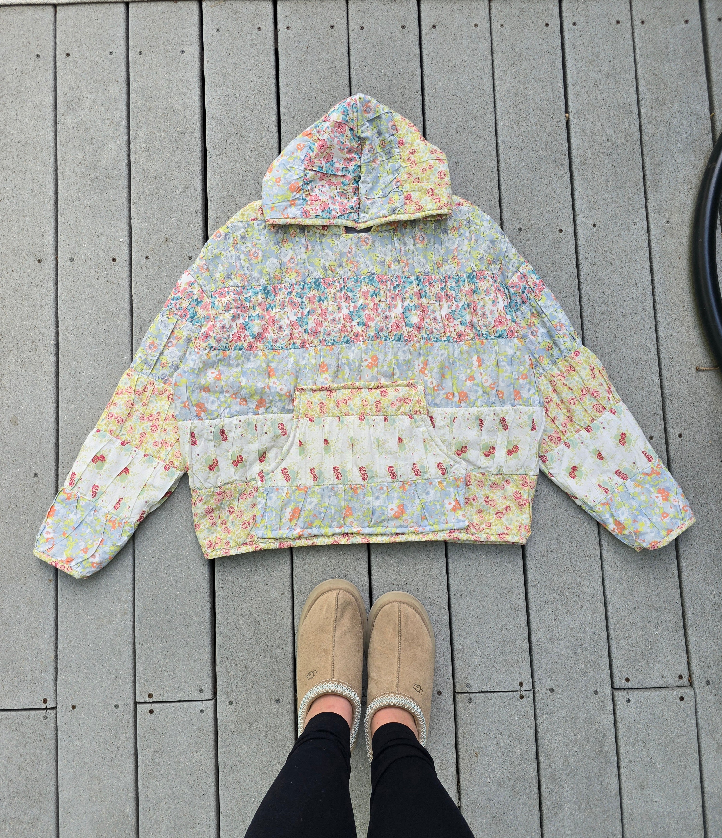 Wildflower Quilted Hoodie (XL)
