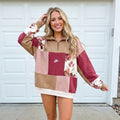 Wildrose Patchwork Quarter Zip (XL)