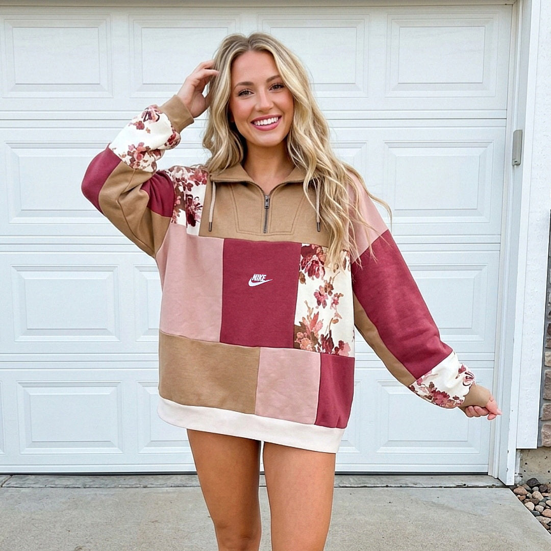 CUSTOM Patchwork Quarter Zip