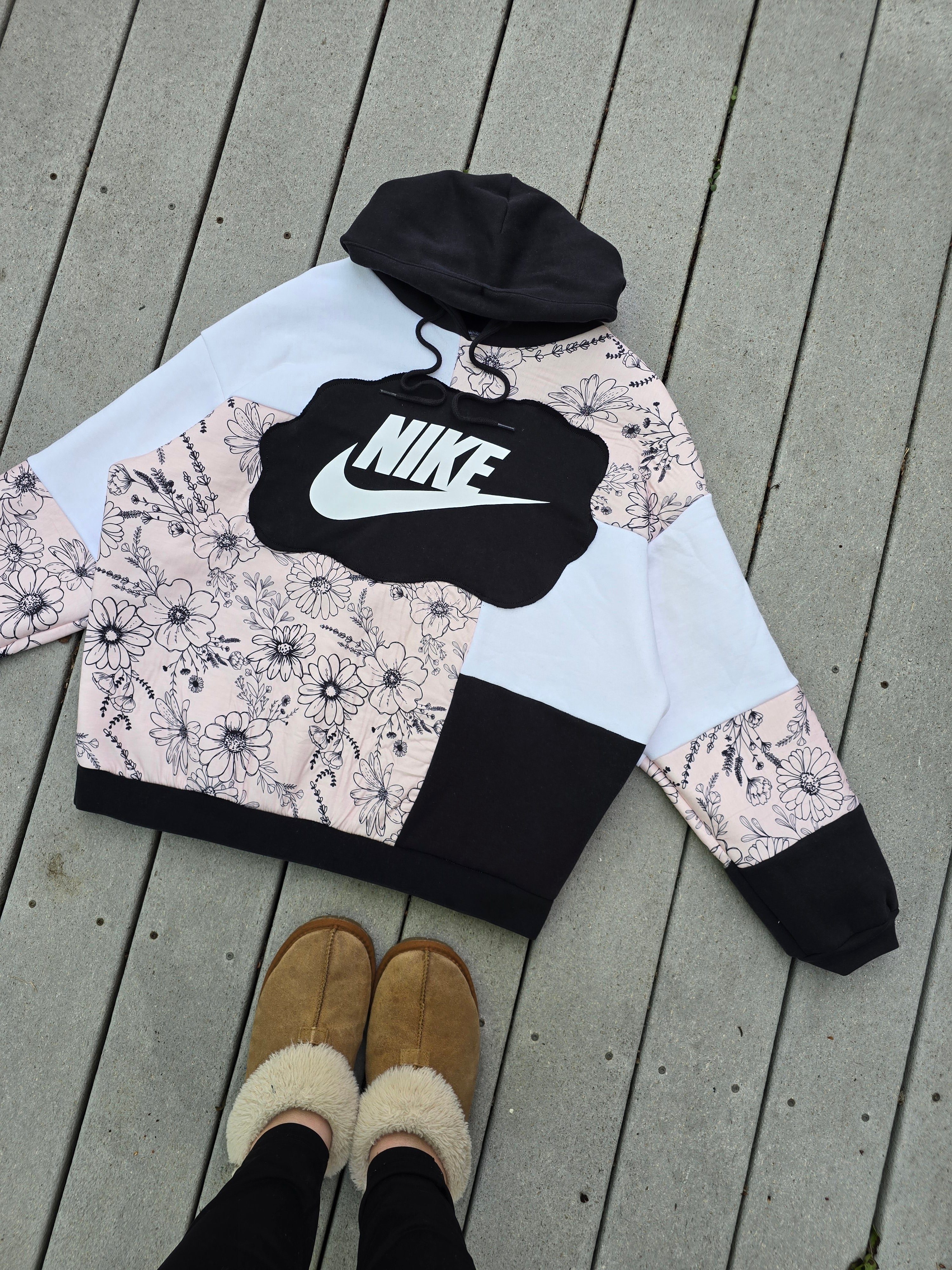 Wild Daisies Patchwork Hoodie (XL)