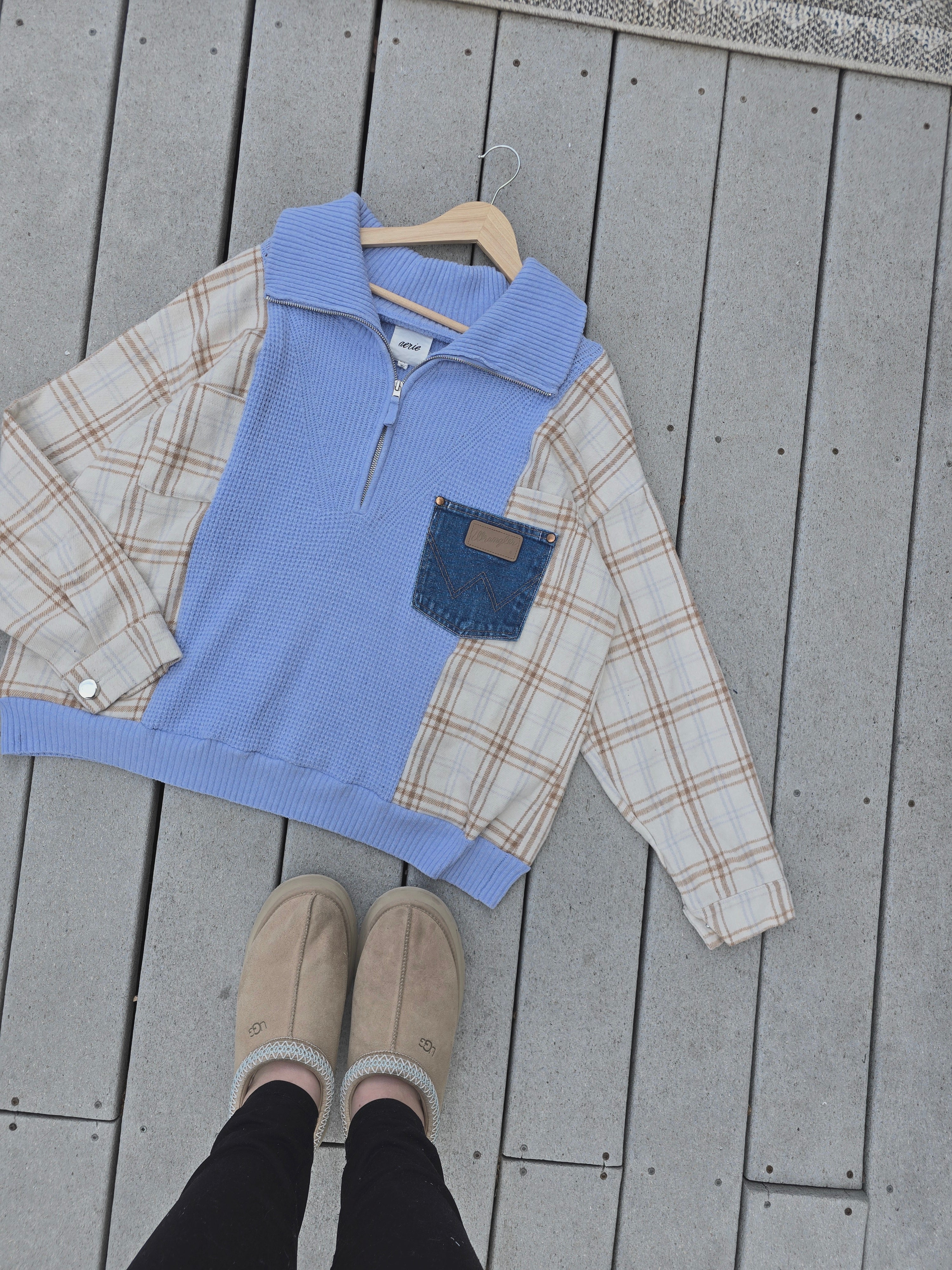 Blueberry Muffin Quarter Zip (XL)