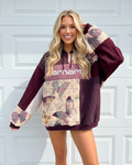 Enchanted Garden Butterfly Patchwork Hoodie (XL)