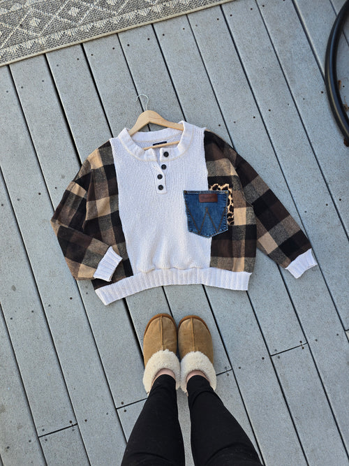 Caramel Brownie Button Up (XL)