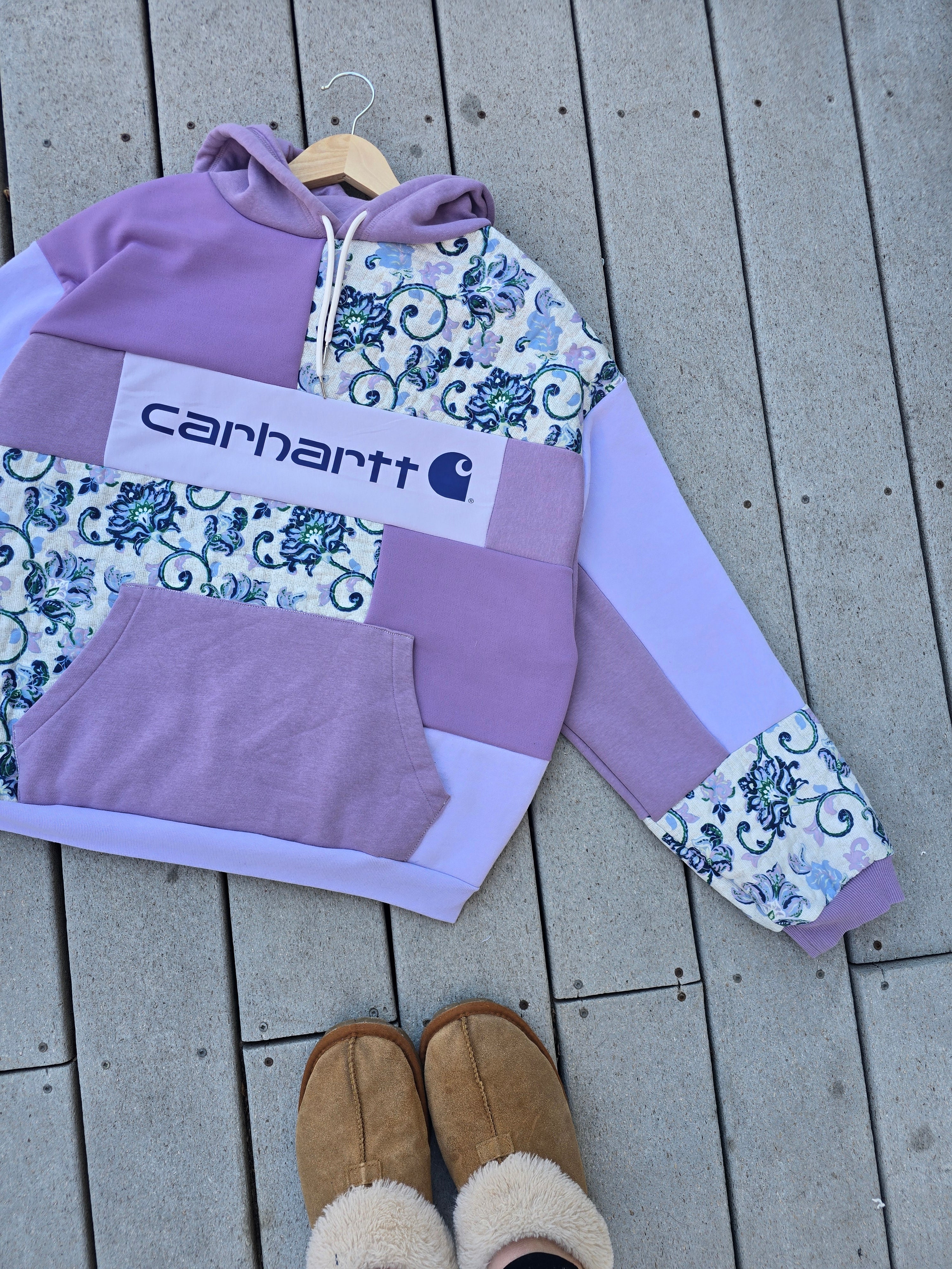 Lavender Haze Patchwork Hoodie (M)