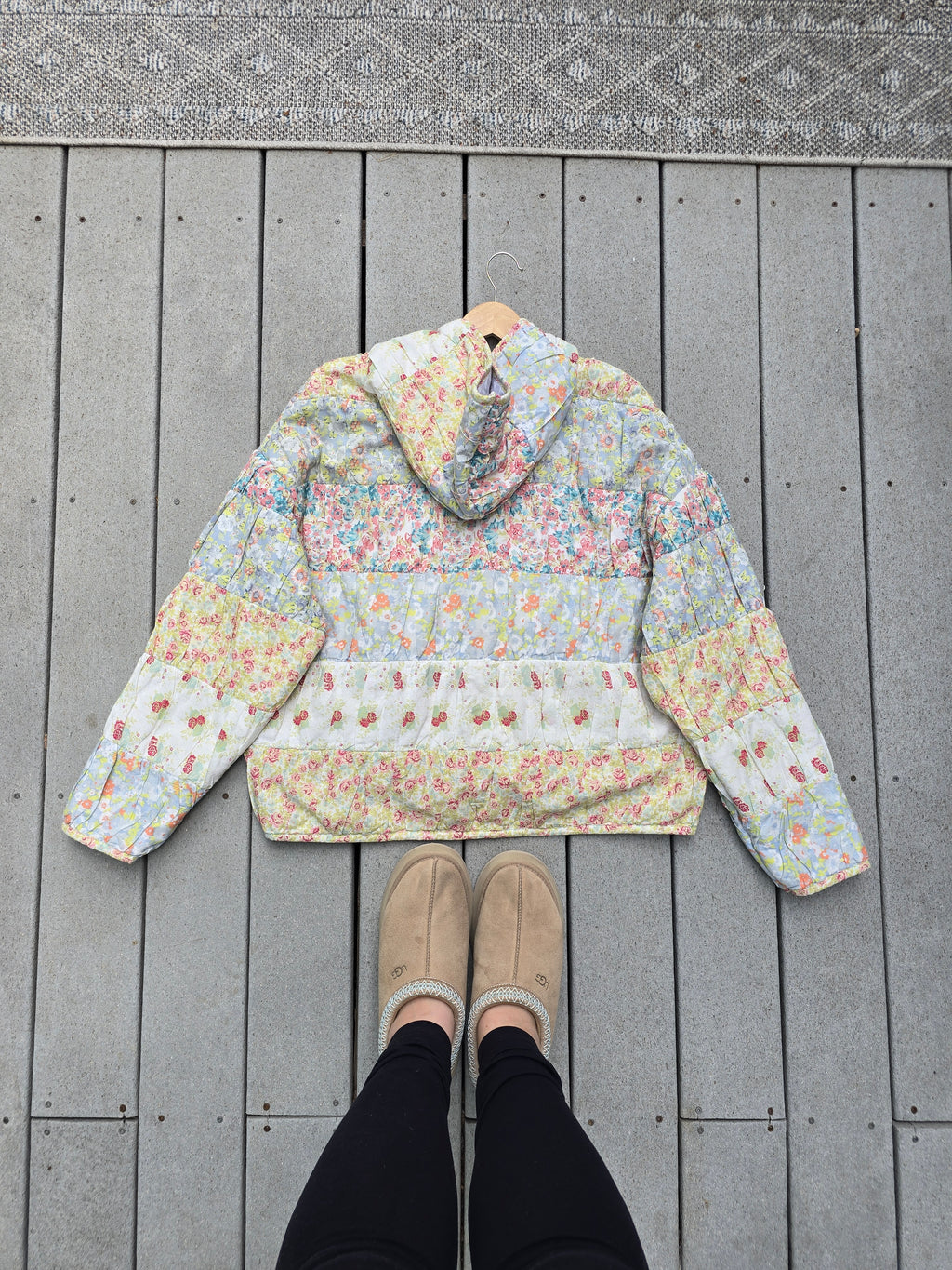 Wildflower Quilted Hoodie (XL)