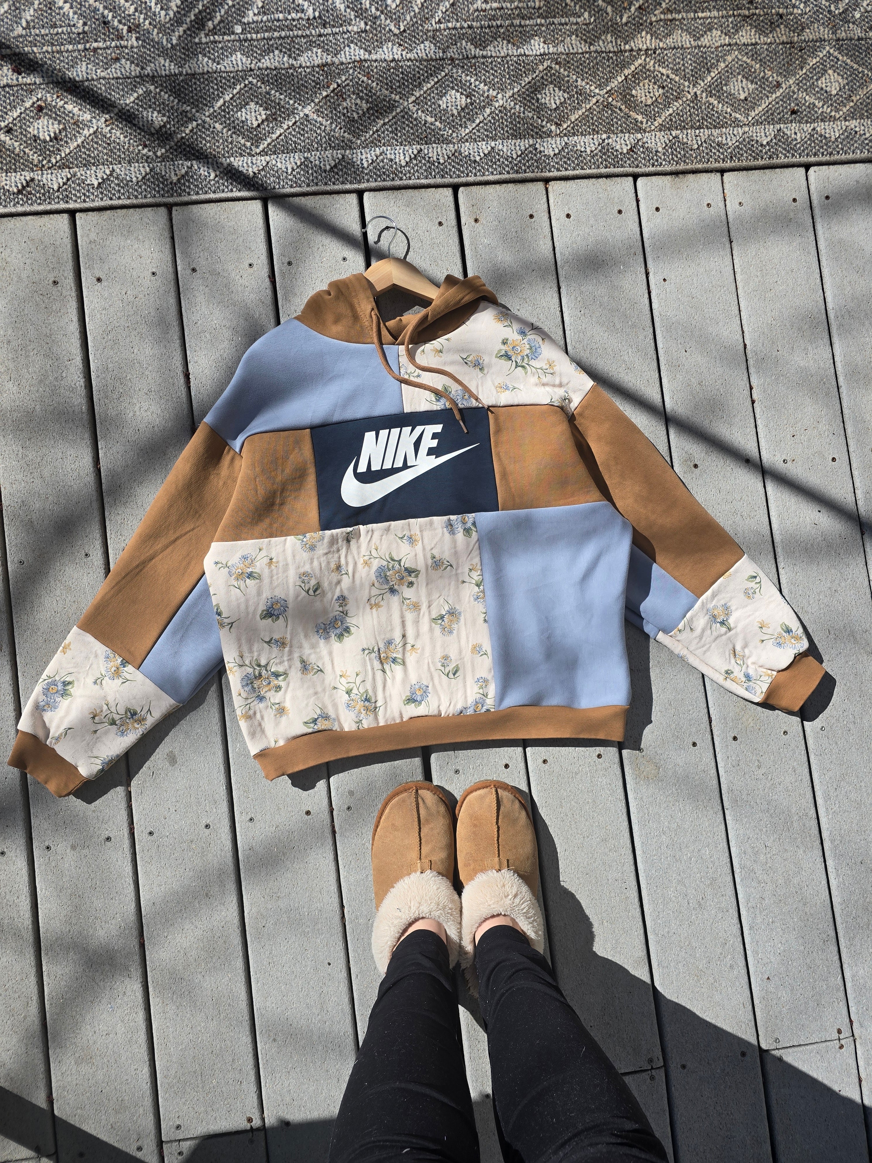 Wild Daisies Patchwork Hoodie (XL)