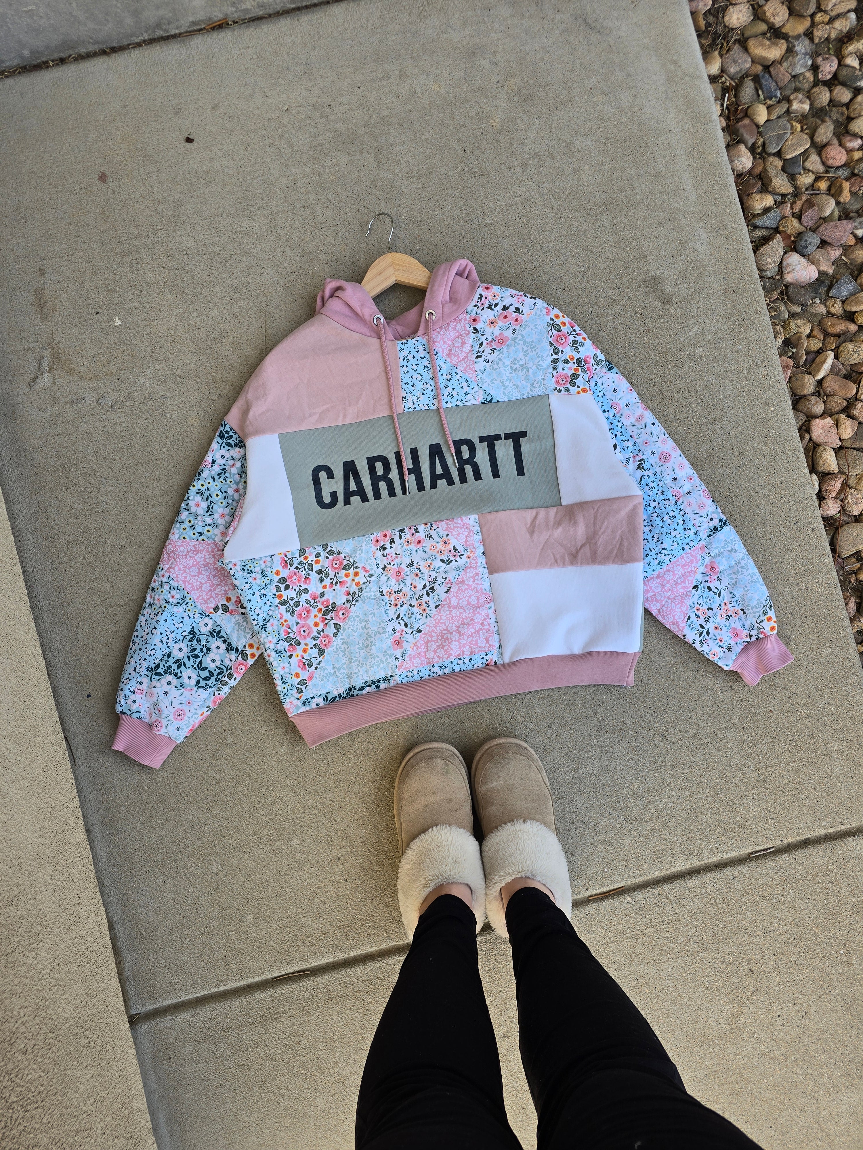 Daisy Daydream Patchwork Hoodie (L)