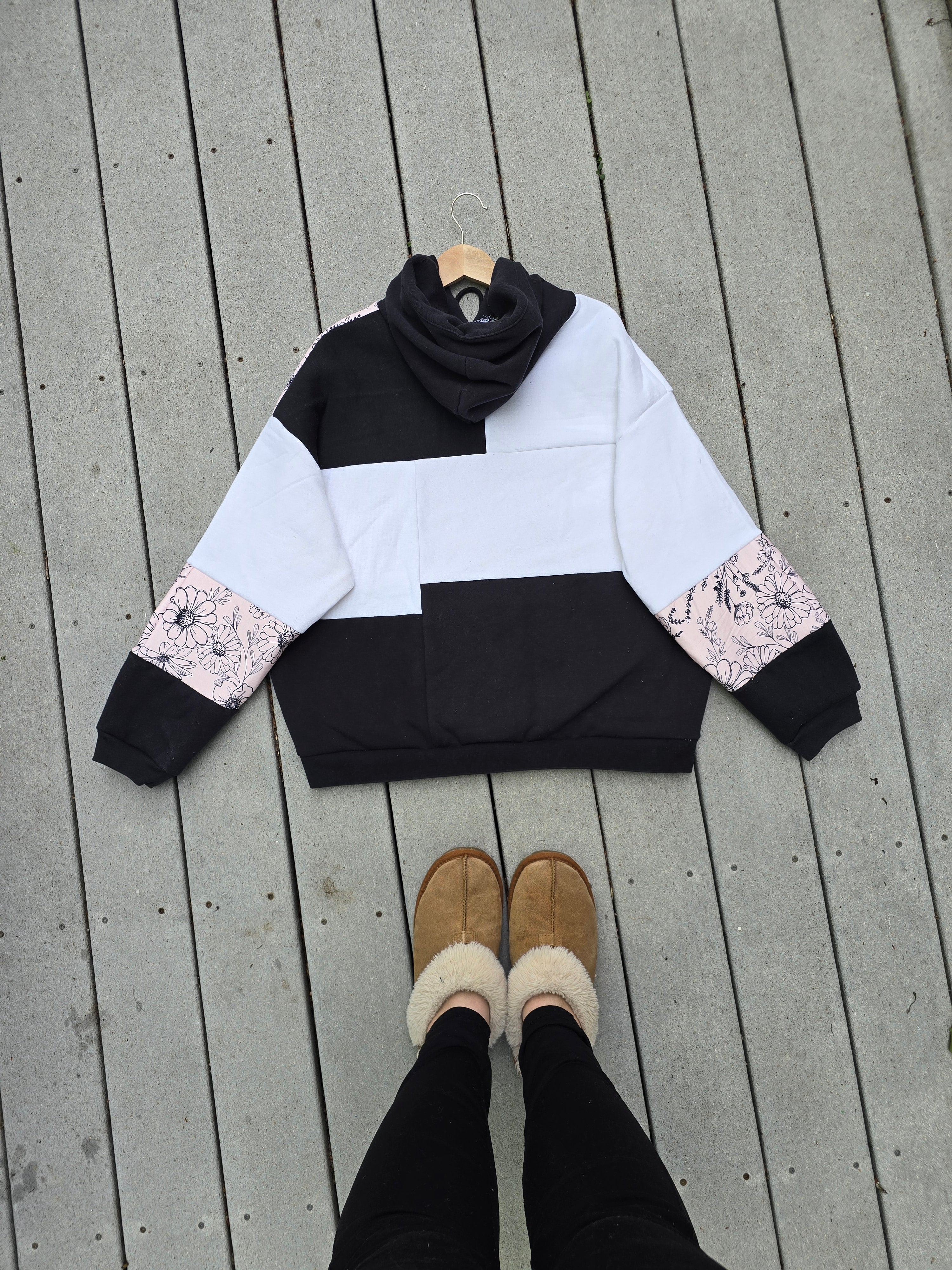 Wild Daisies Patchwork Hoodie (XL)