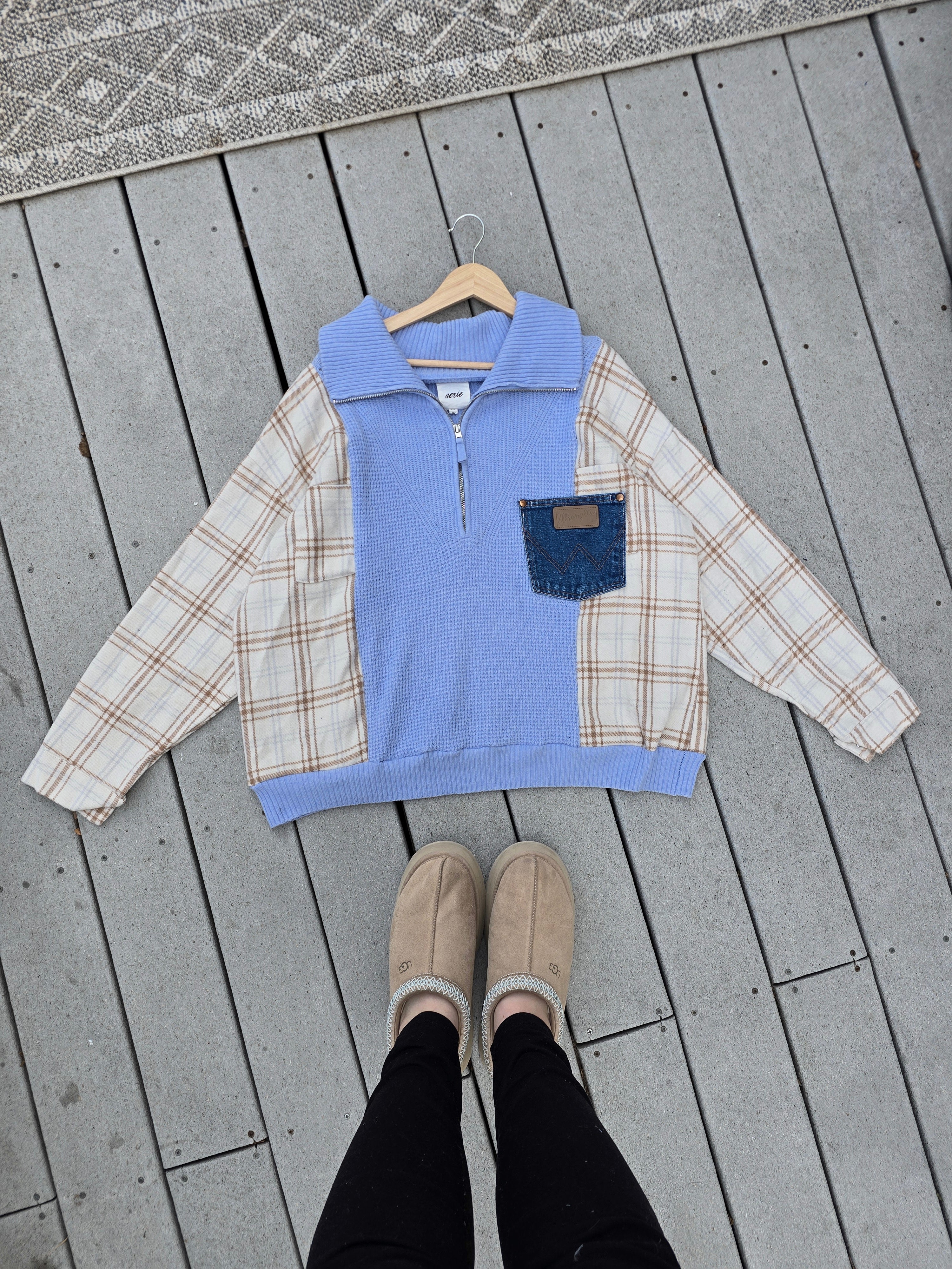 Blueberry Muffin Quarter Zip (XL)