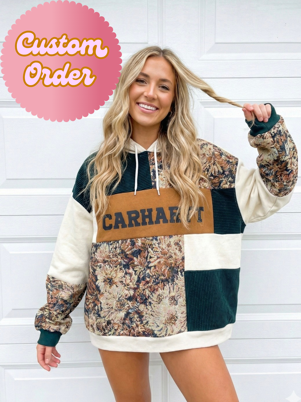 CUSTOM Patchwork Hoodie