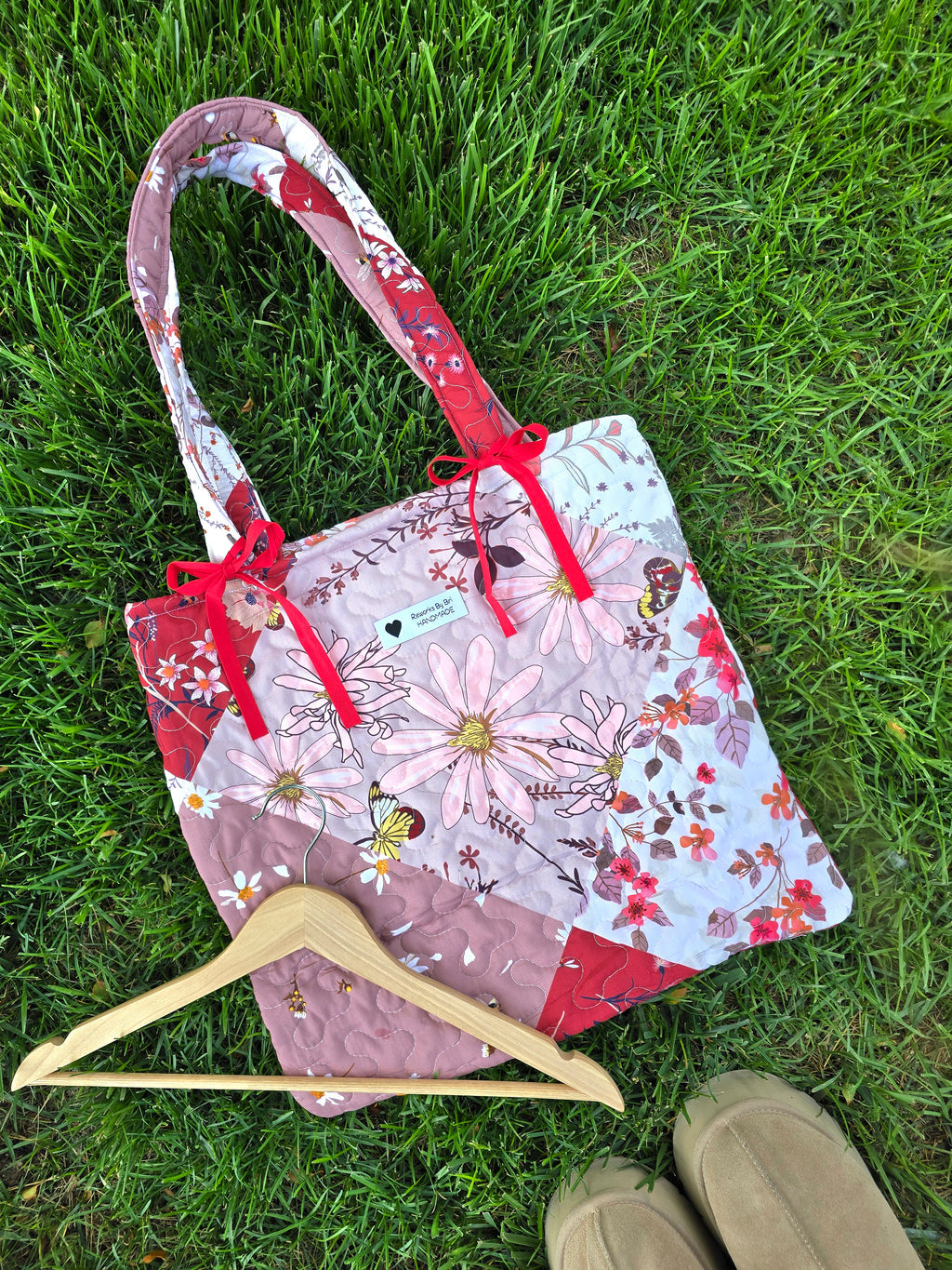 Quilted Bow Tote Bag 🎀✨️