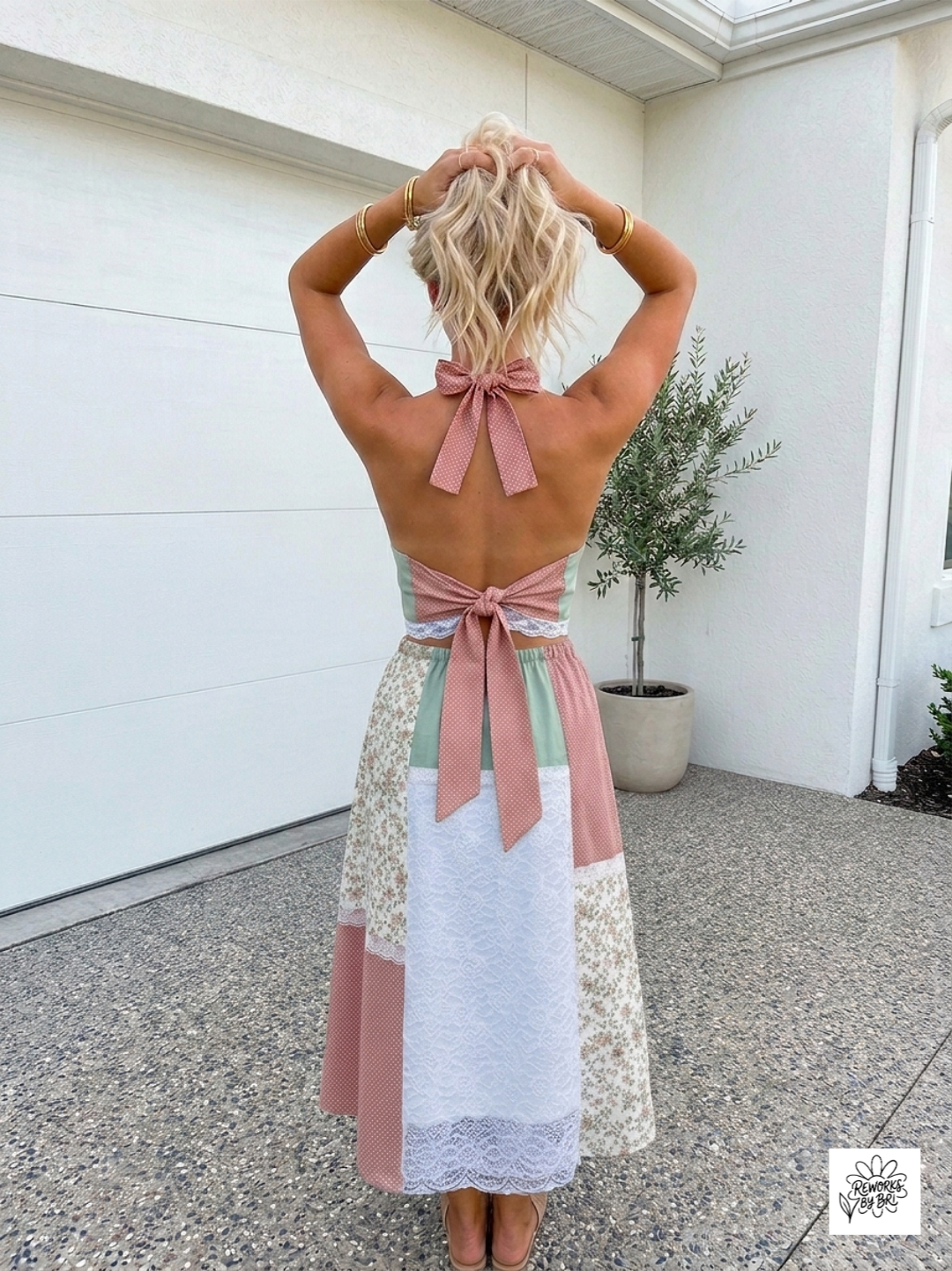 CUSTOM Patchwork matching set ✨️