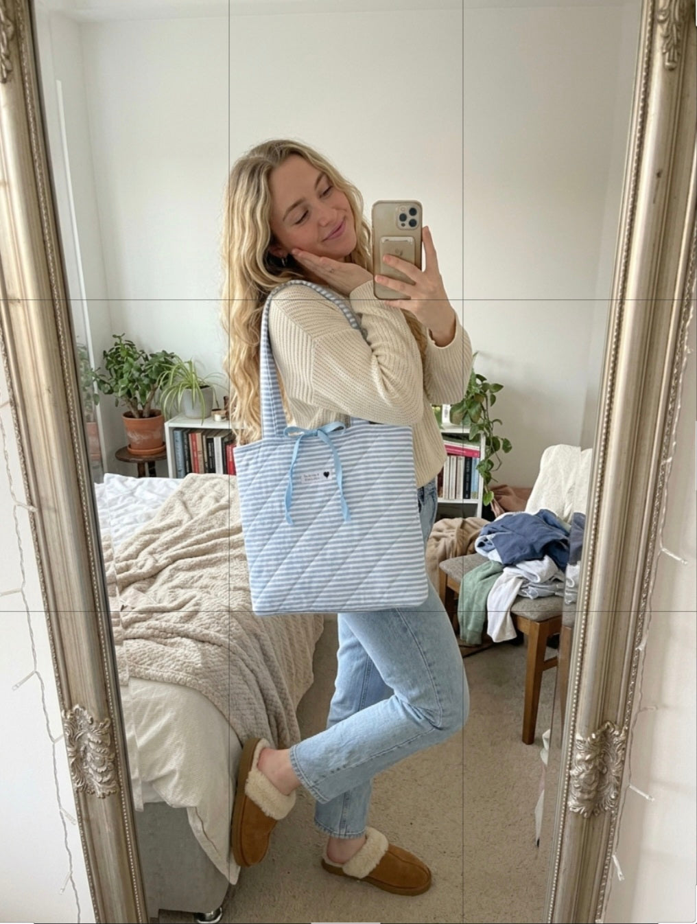 Quilted Bow Tote Bag 🎀✨️