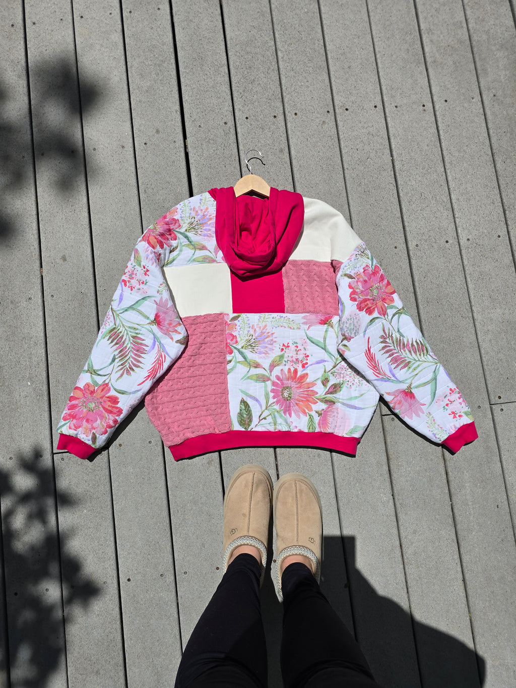 Daisy Daydream Patchwork Hoodie (XL/XXL)