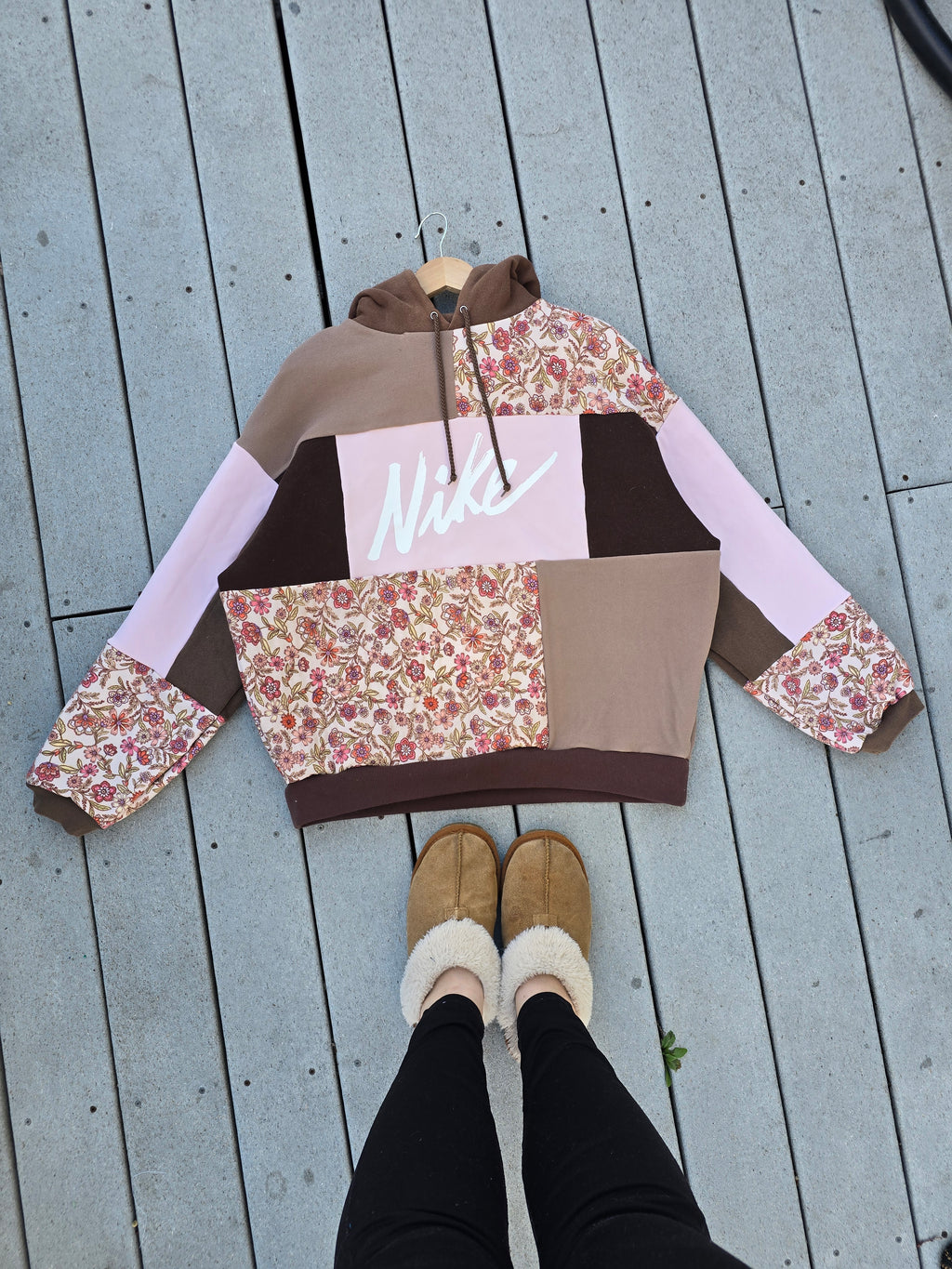 Wild Daisies Patchwork Hoodie (XL)