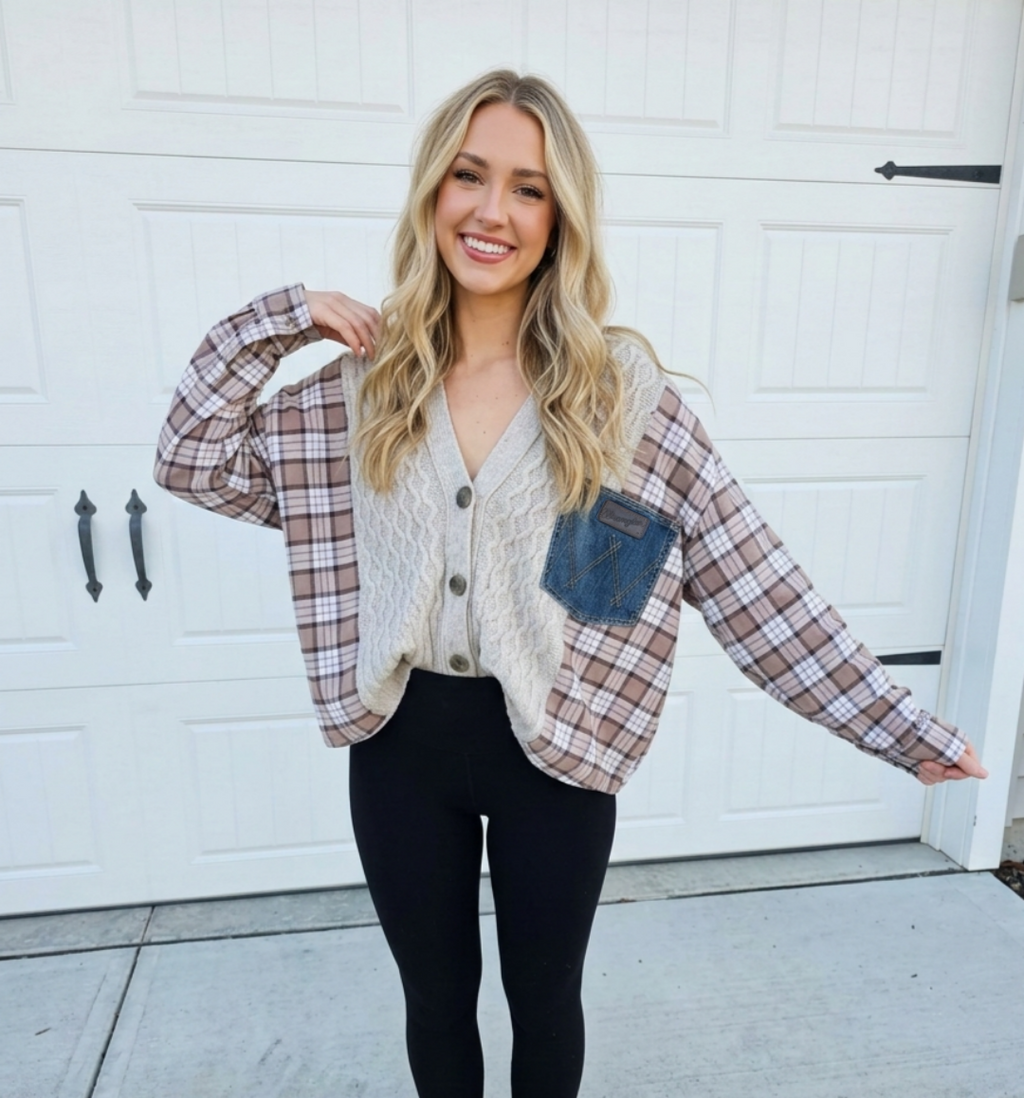 Chai Latte Cardigan (3XL)