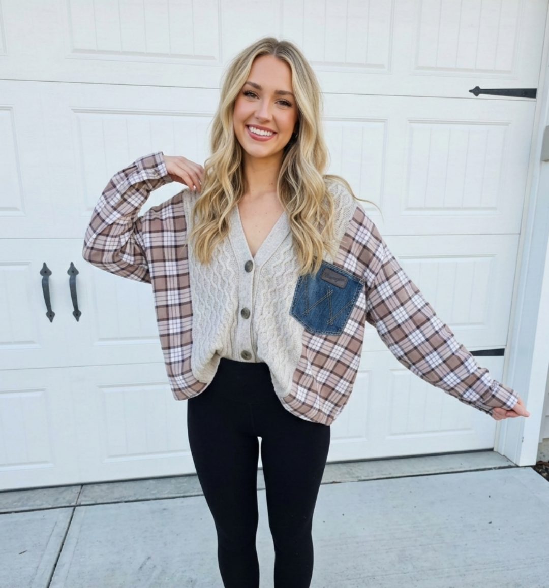 Chai Latte Cardigan (3XL)