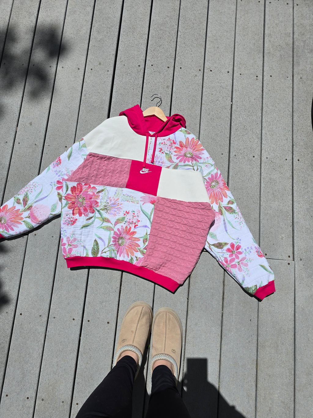Daisy Daydream Patchwork Hoodie (XL/XXL)