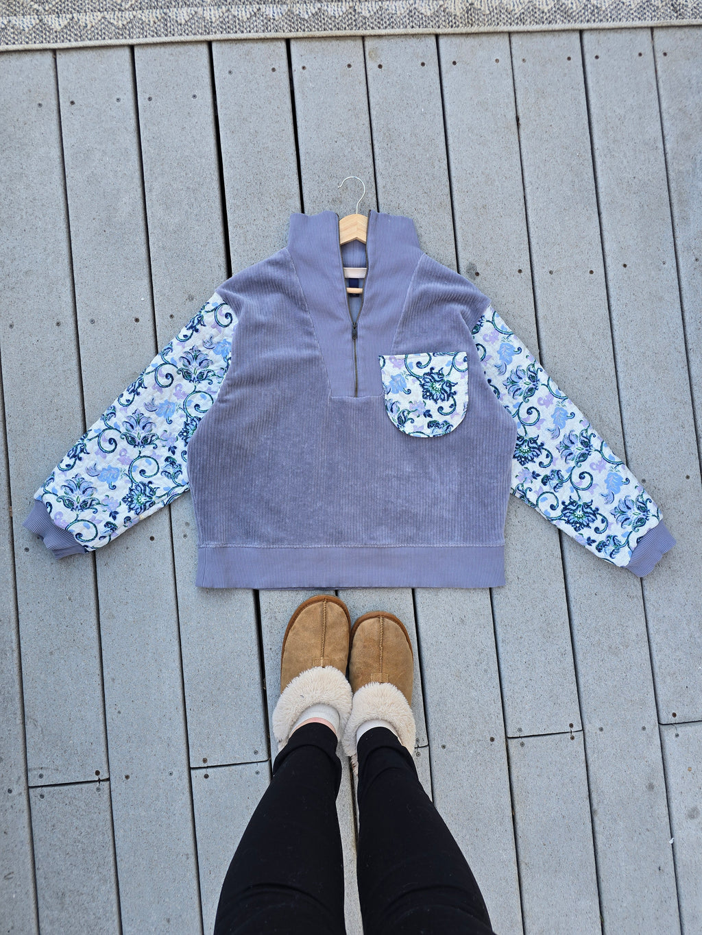 Lavender Haze Quilted Rework (XL)