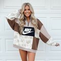 Sunflower Fields Patchwork Quarter Zip (L)