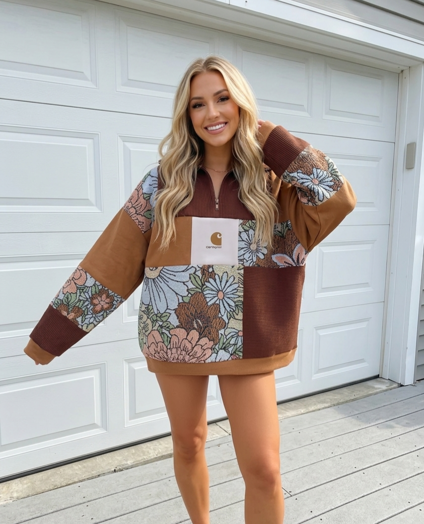 Daisy Daydream Quarter Zip (L)