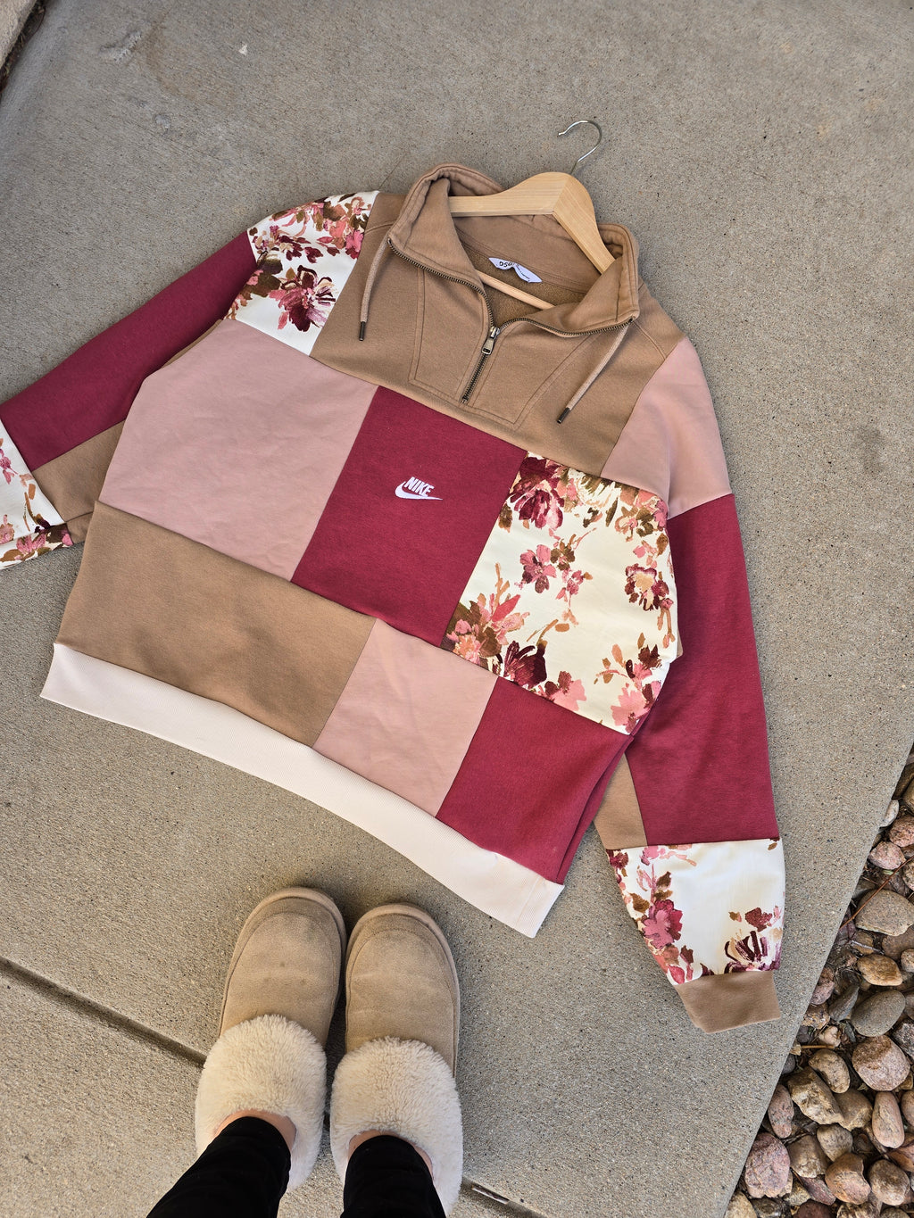 Wildrose Patchwork Quarter Zip (XL)