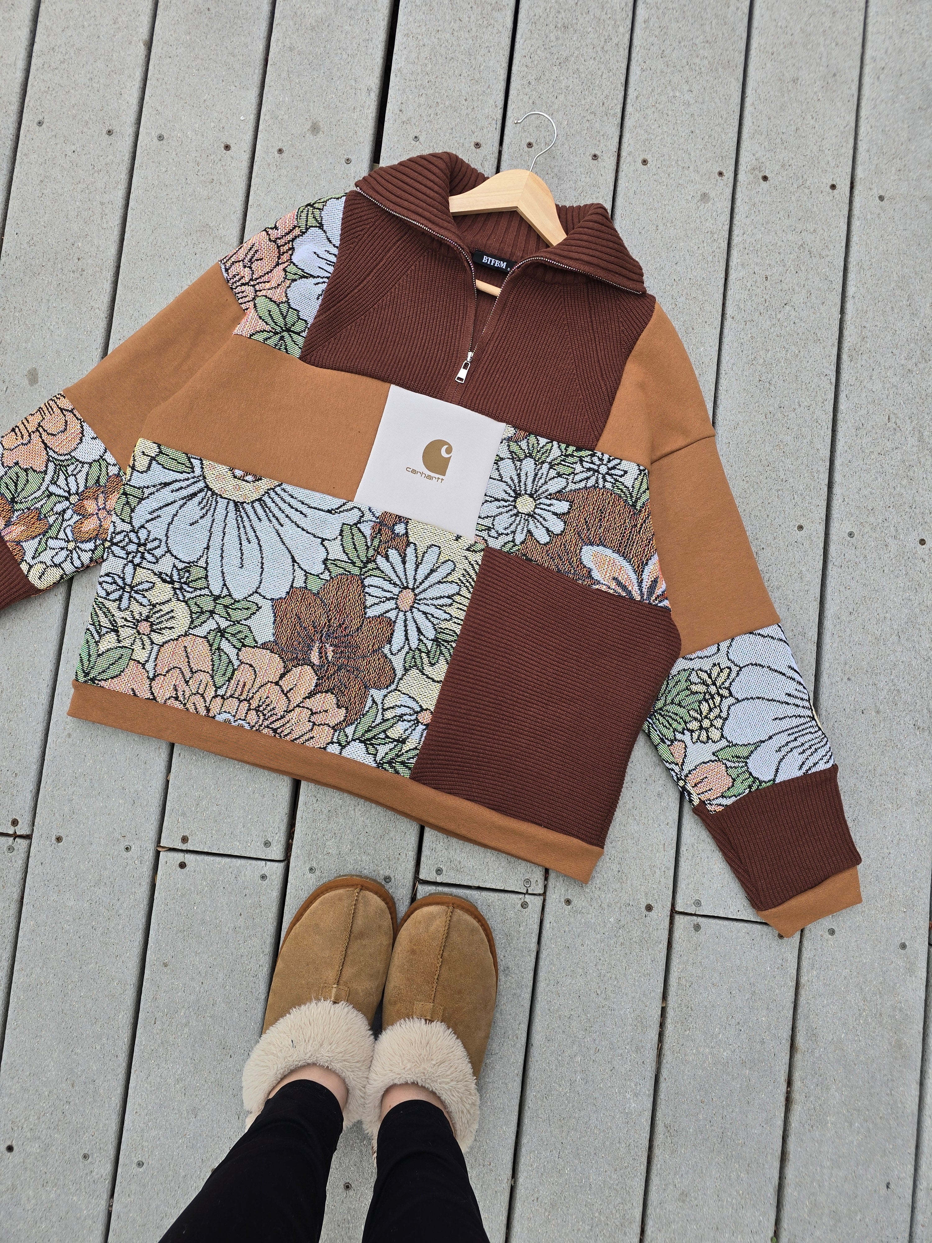 Daisy Daydream Quarter Zip (L)
