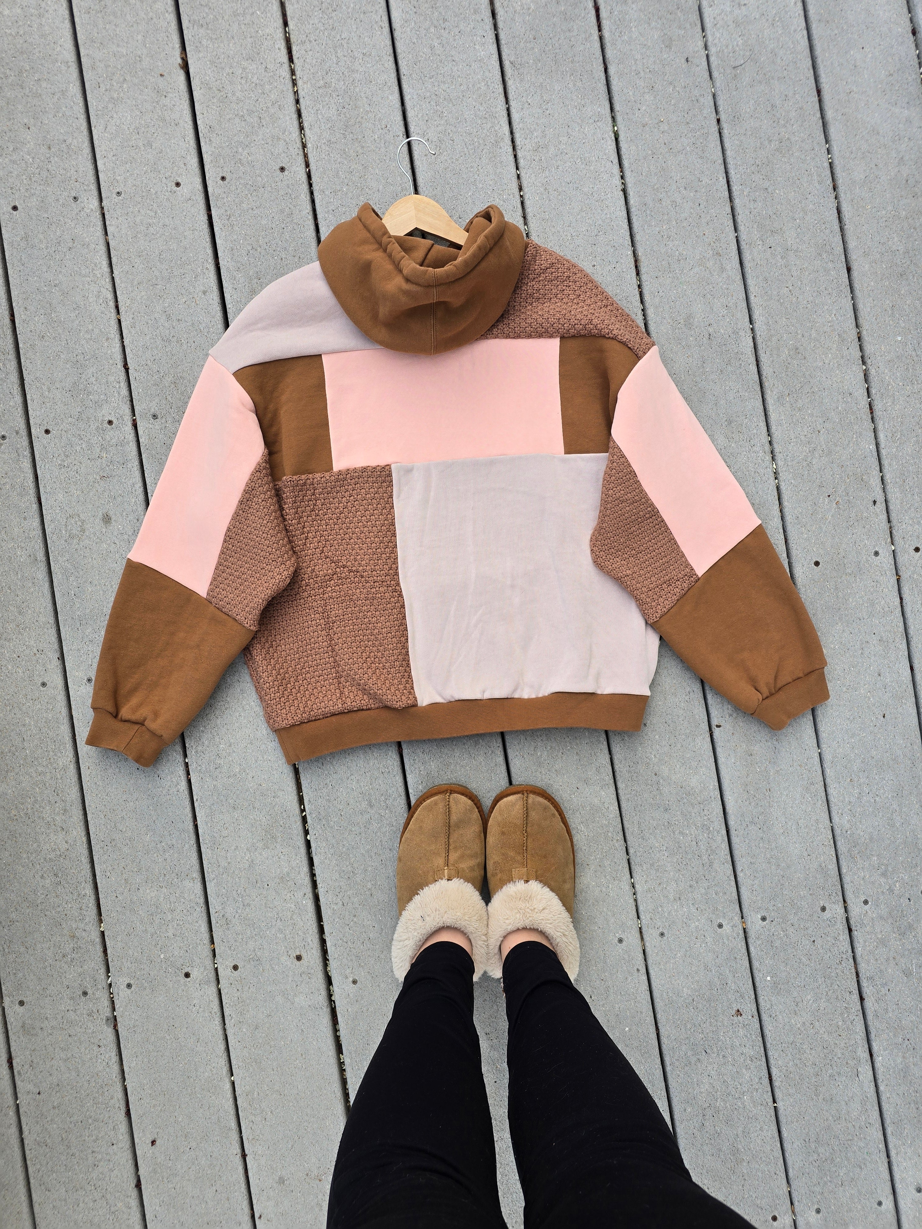 Monarch Meadow Patchwork Hoodie (XL)