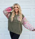 Forest Bloom Quilted Hoodie (XL)